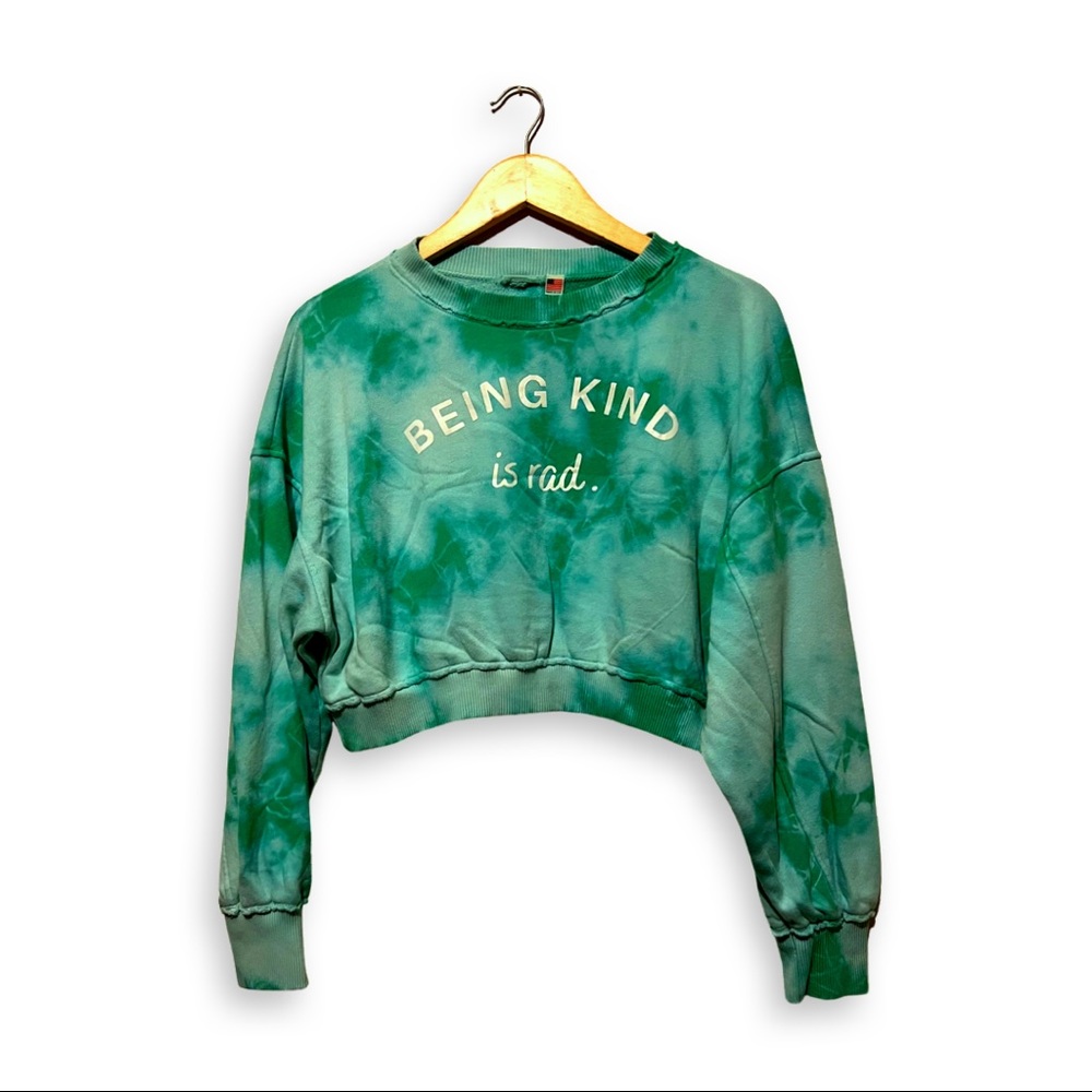 New, tie dye crop